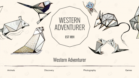 Western Adventurer landing page